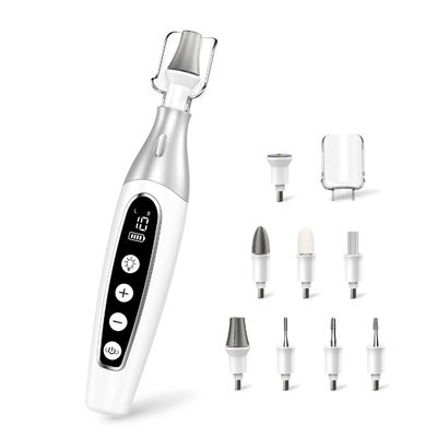 Portable Nail Grinder Machine USB Charging Pedicure Nail File Set Electric Nail Drill