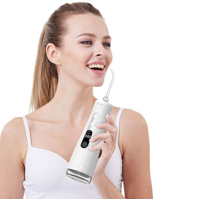 2 Working Modes USB Rechargeable Cordless Electric Water Flosser IPX7 Waterproof Portable Dental Flosser