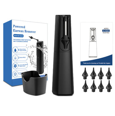Portable Electric Ear Cleaner for Ear Wax Removal with 3 Pressure Modes and 8 Nozzles