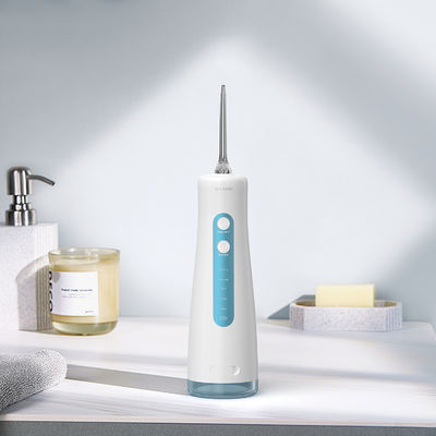 4 Nozzle Cordless White Oral Water Flosser With 300ML Water Tank