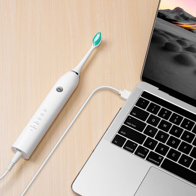 Cordless USB Electric Toothbrush , Lightweight Sonic Rechargeable Toothbrush